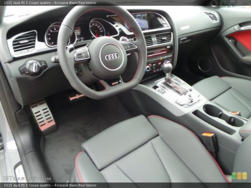 Exclusive Black/Red Interior Photo for the 2015 Audi RS 5 Coupe quattro #103416224
