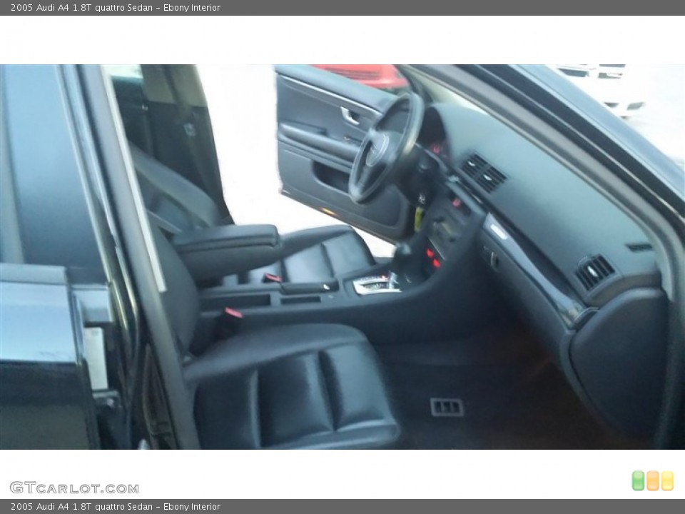 Ebony Interior Photo for the 2005 Audi A4 1.8T quattro Sedan #103416475