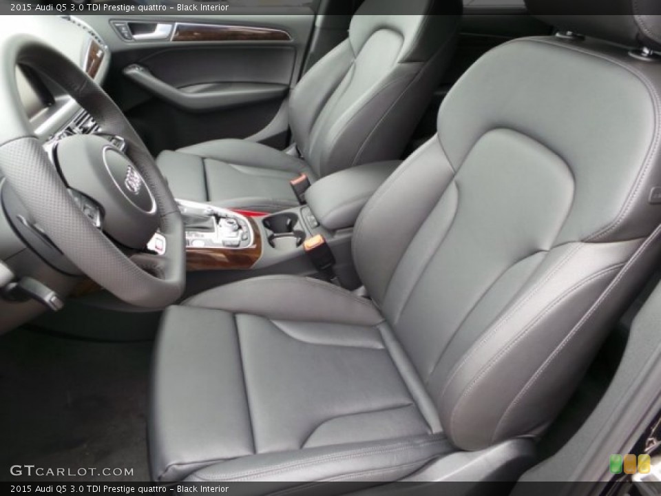 Black Interior Front Seat for the 2015 Audi Q5 3.0 TDI Prestige quattro #103416850