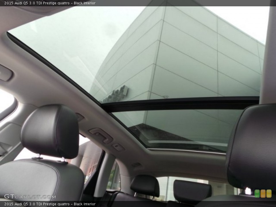 Black Interior Sunroof for the 2015 Audi Q5 3.0 TDI Prestige quattro #103418863