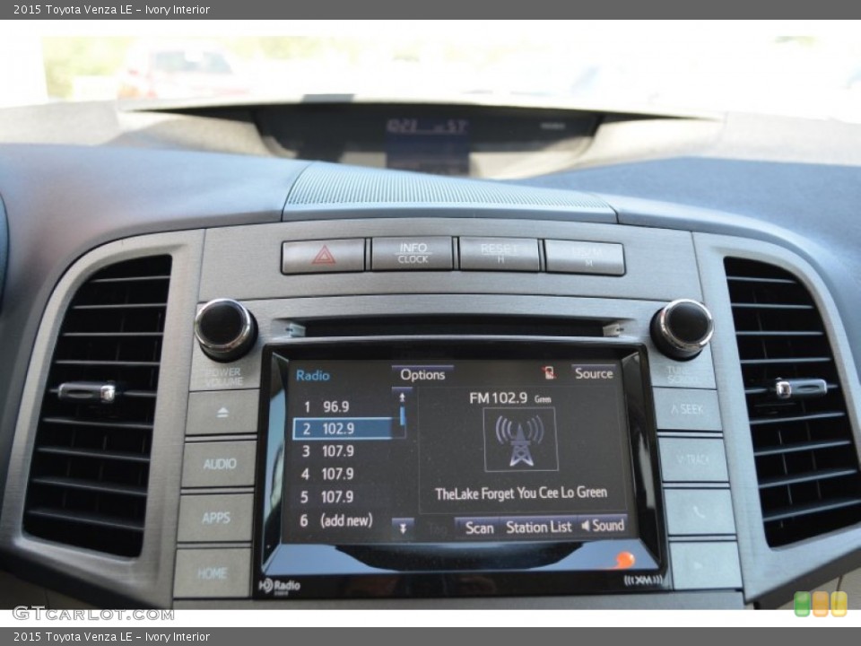 Ivory Interior Controls for the 2015 Toyota Venza LE #103420612