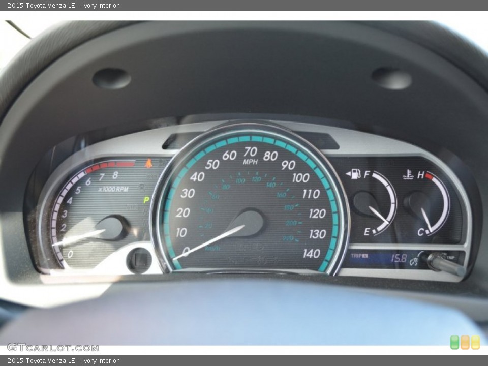 Ivory Interior Gauges for the 2015 Toyota Venza LE #103420780