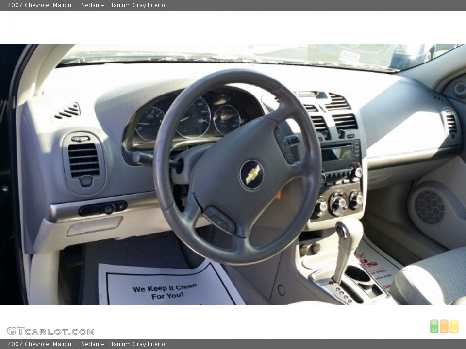 Titanium Gray Interior Photo for the 2007 Chevrolet Malibu LT Sedan #103421533