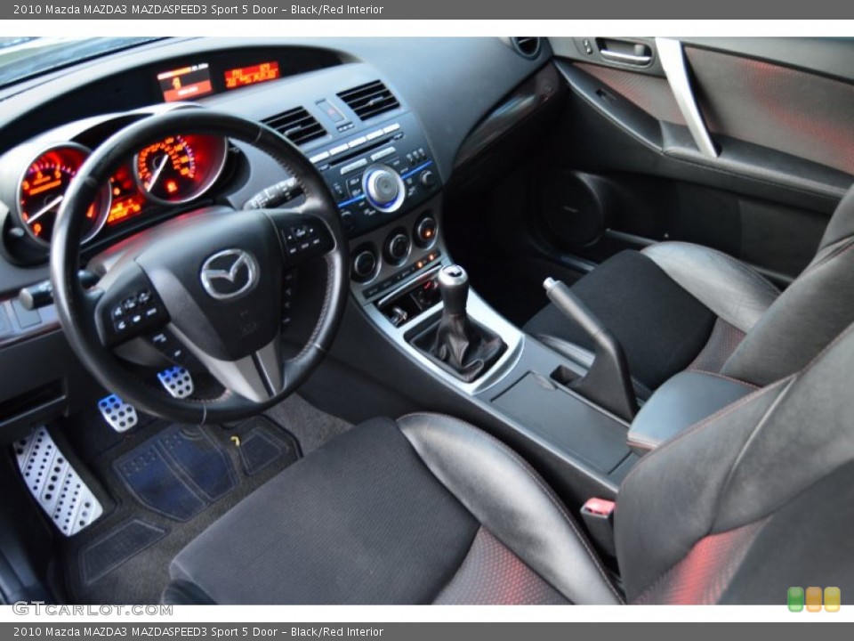 Black/Red Interior Photo for the 2010 Mazda MAZDA3 MAZDASPEED3 Sport 5 Door #103424182