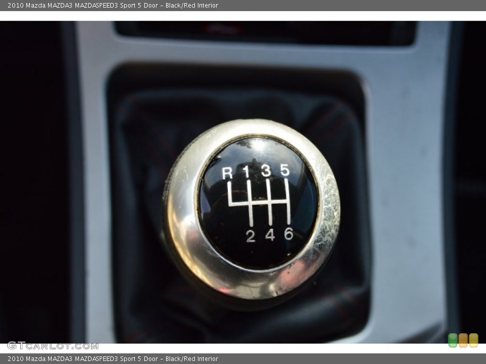 Black/Red Interior Transmission for the 2010 Mazda MAZDA3 MAZDASPEED3 Sport 5 Door #103424224