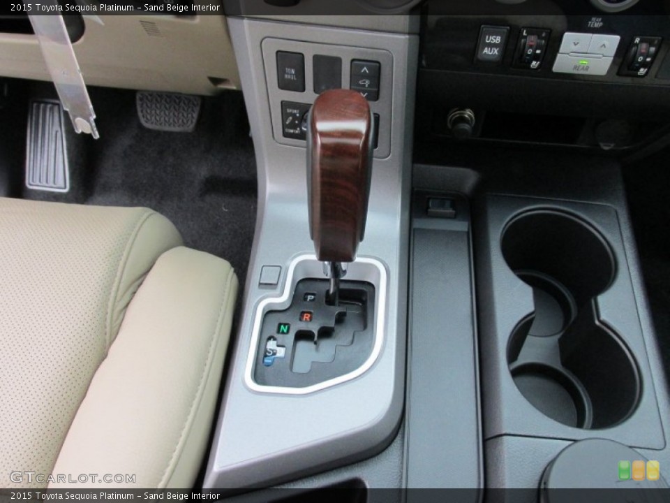 Sand Beige Interior Transmission for the 2015 Toyota Sequoia Platinum #103430581