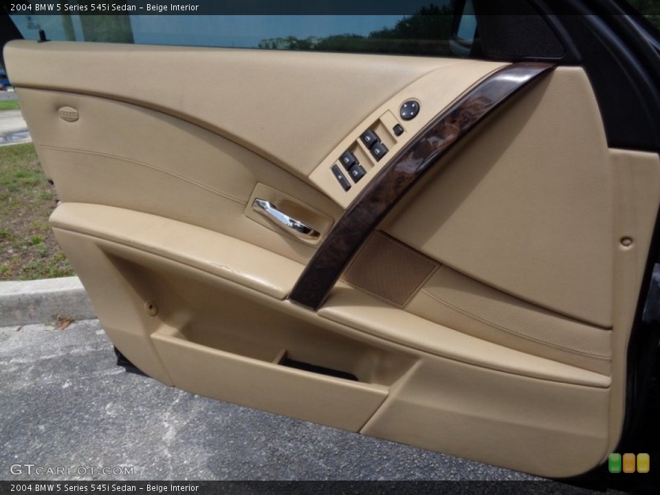 Beige Interior Door Panel for the 2004 BMW 5 Series 545i Sedan #103438923