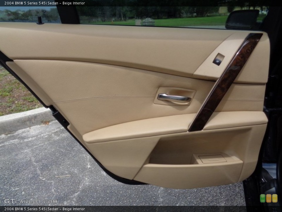 Beige Interior Door Panel for the 2004 BMW 5 Series 545i Sedan #103439583