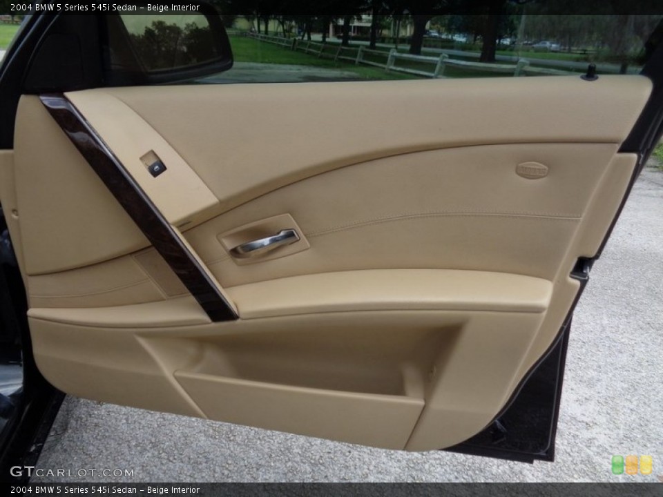 Beige Interior Door Panel for the 2004 BMW 5 Series 545i Sedan #103439940