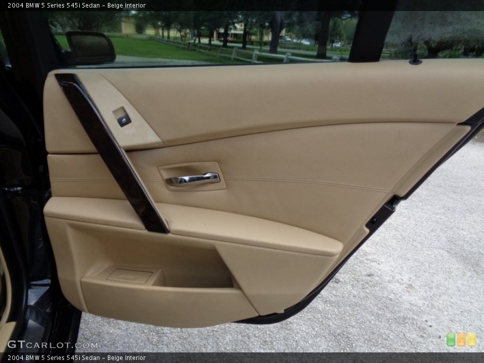 Beige Interior Door Panel for the 2004 BMW 5 Series 545i Sedan #103440105