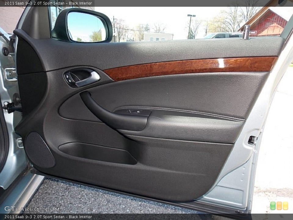 Black Interior Door Panel for the 2011 Saab 9-3 2.0T Sport Sedan #103440462