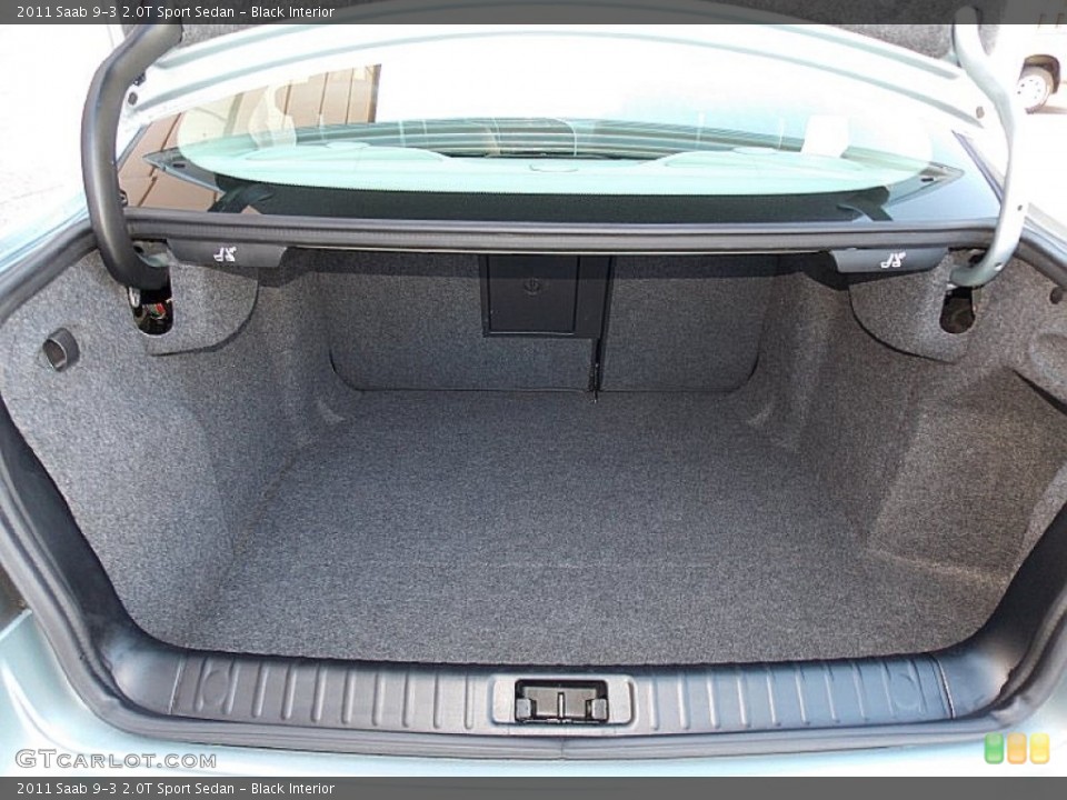Black Interior Trunk for the 2011 Saab 9-3 2.0T Sport Sedan #103440654