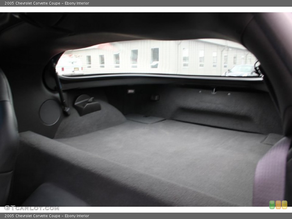 Ebony Interior Trunk for the 2005 Chevrolet Corvette Coupe #103446614