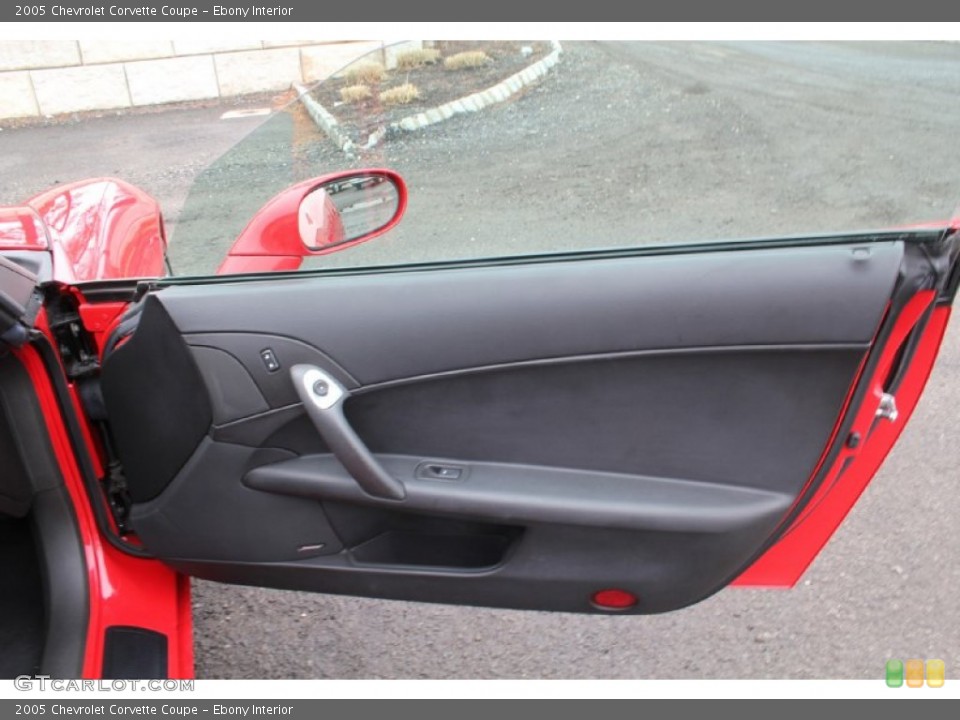 Ebony Interior Door Panel for the 2005 Chevrolet Corvette Coupe #103446640