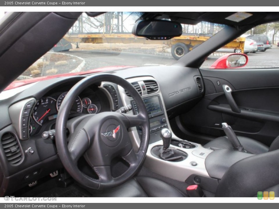 Ebony Interior Dashboard for the 2005 Chevrolet Corvette Coupe #103446876