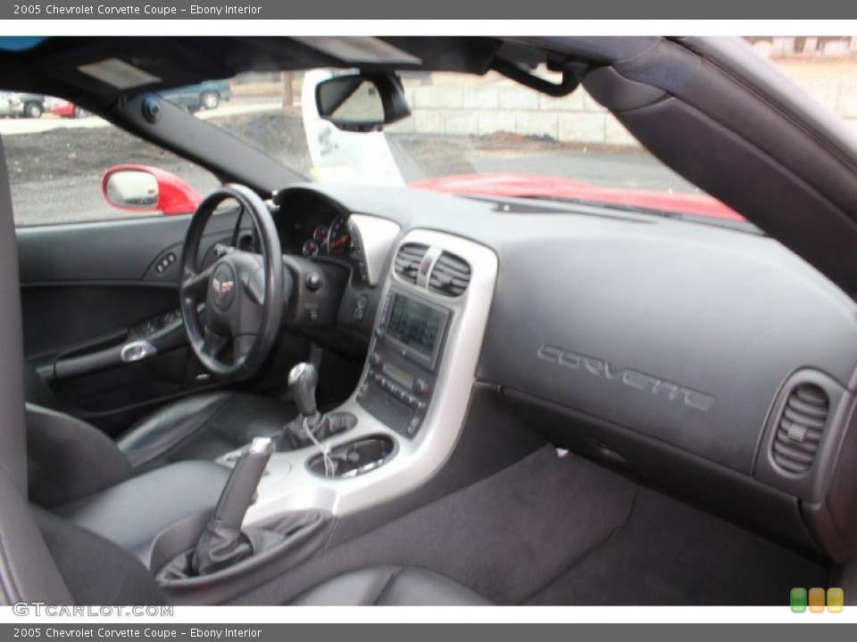 Ebony Interior Dashboard for the 2005 Chevrolet Corvette Coupe #103446897