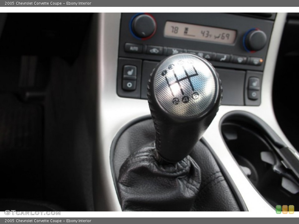 Ebony Interior Transmission for the 2005 Chevrolet Corvette Coupe #103447242