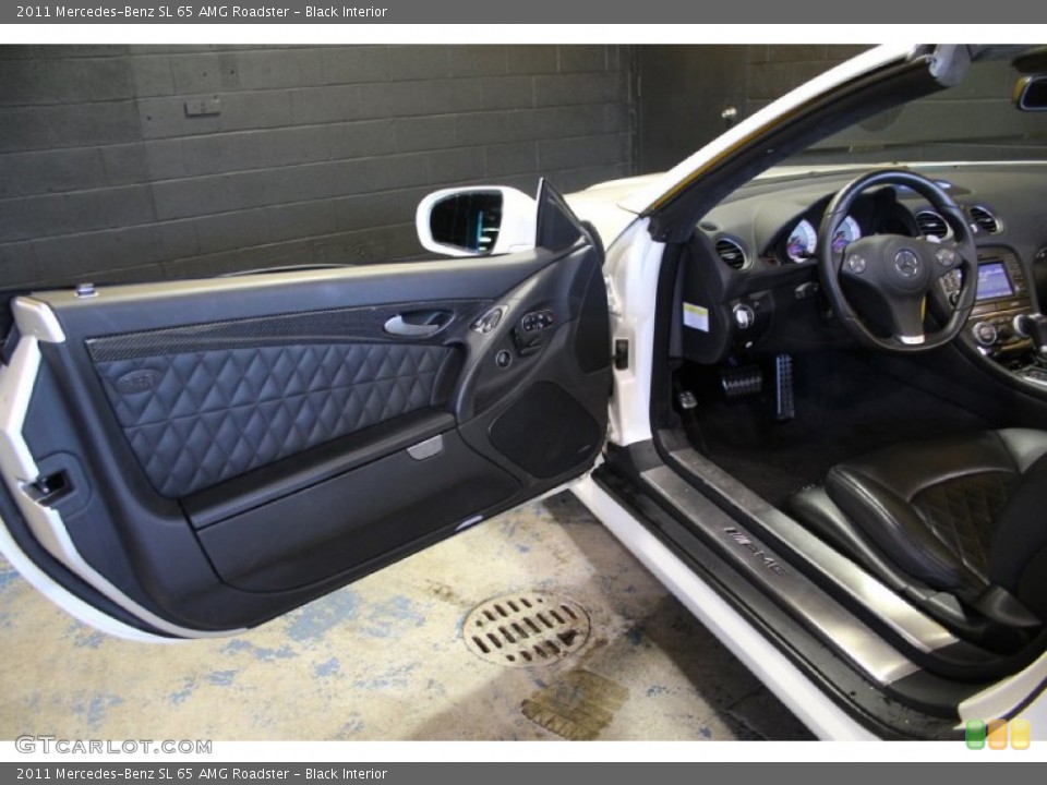Black Interior Door Panel for the 2011 Mercedes-Benz SL 65 AMG Roadster #103452975