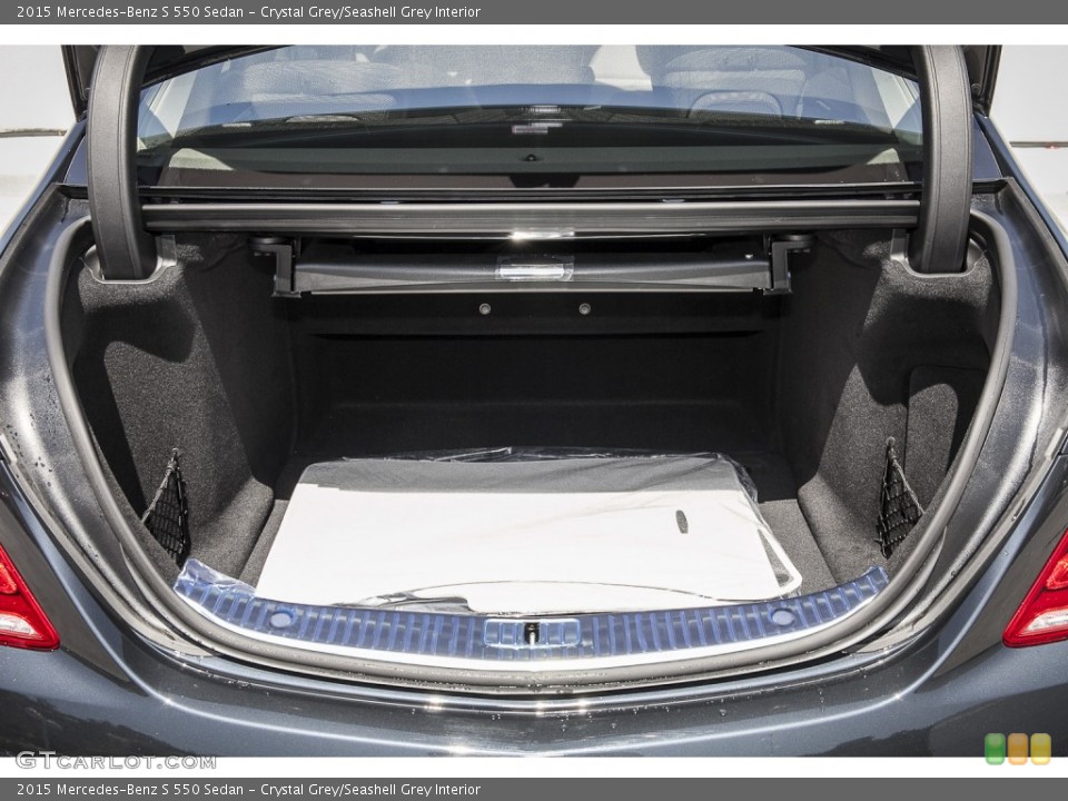 Crystal Grey/Seashell Grey Interior Trunk for the 2015 Mercedes-Benz S 550 Sedan #103452984