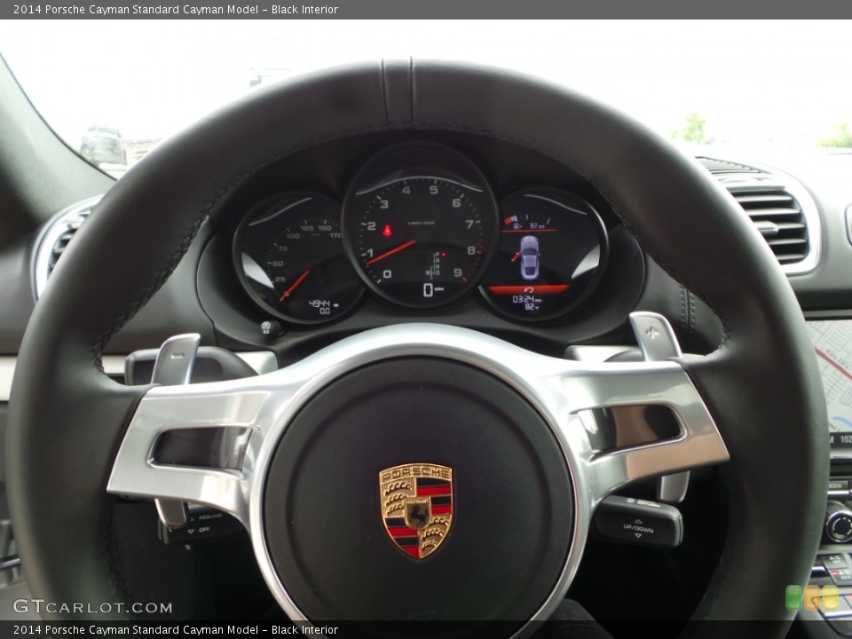 Black Interior Steering Wheel for the 2014 Porsche Cayman  #103453020