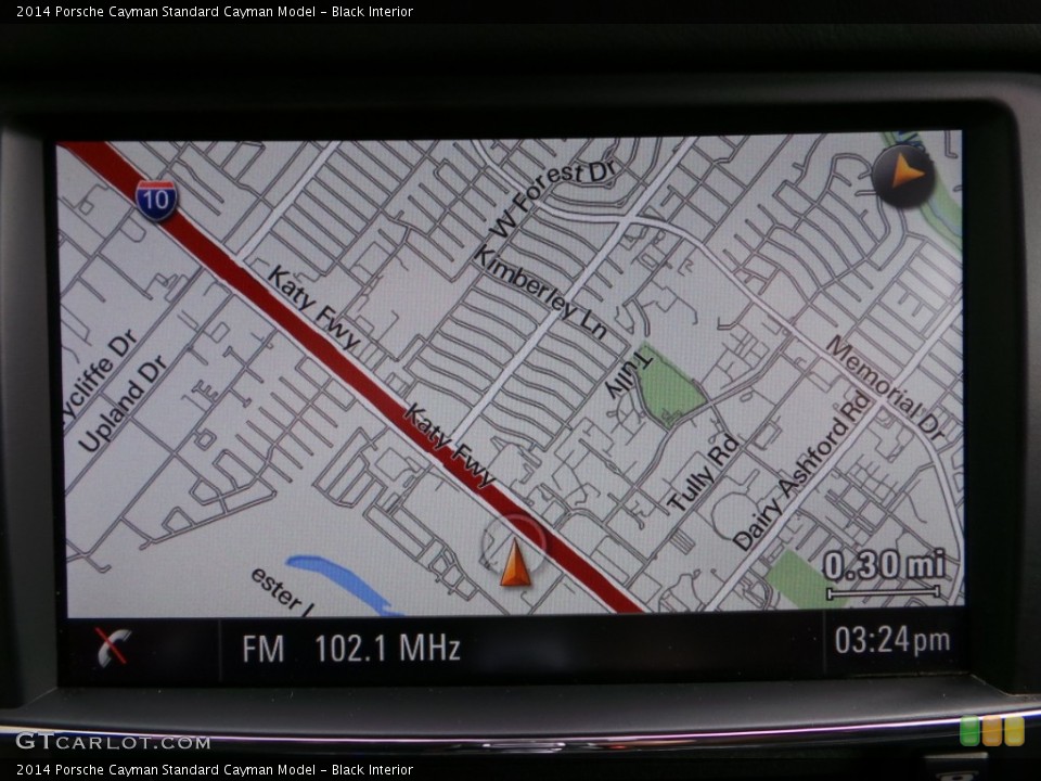 Black Interior Navigation for the 2014 Porsche Cayman  #103453038