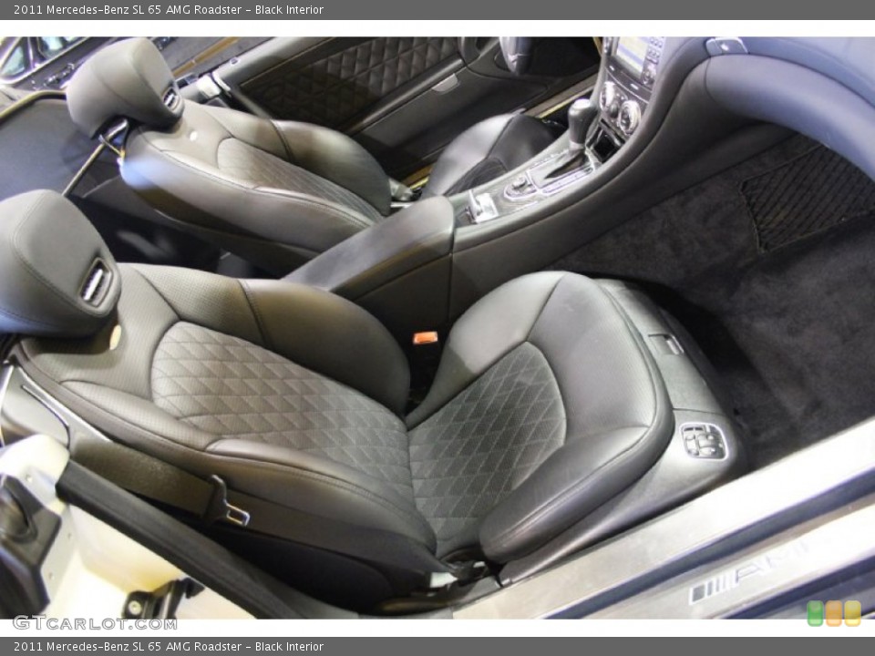Black Interior Front Seat for the 2011 Mercedes-Benz SL 65 AMG Roadster #103453083