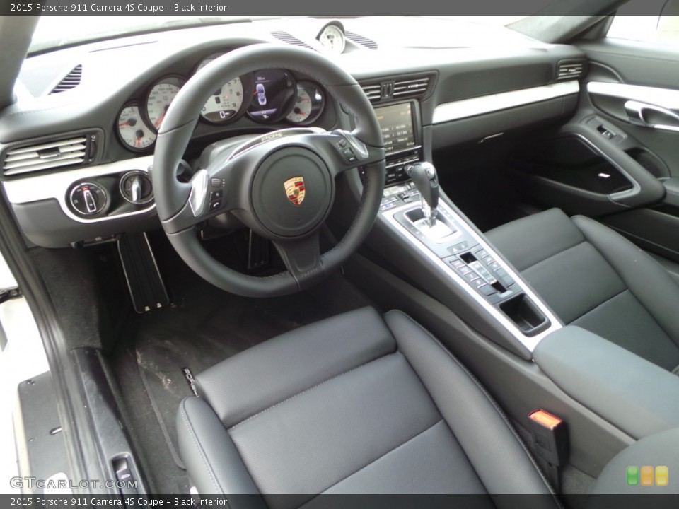 Black Interior Photo for the 2015 Porsche 911 Carrera 4S Coupe #103453257