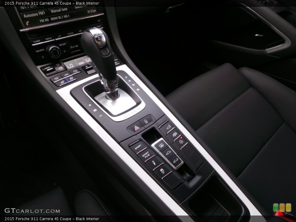 Black Interior Controls for the 2015 Porsche 911 Carrera 4S Coupe #103453326
