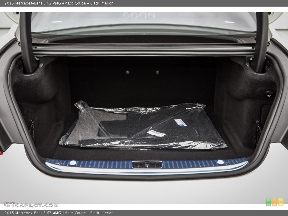 Black Interior Trunk for the 2015 Mercedes-Benz S 63 AMG 4Matic Coupe #103454052