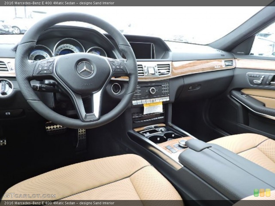 designo Sand Interior Photo for the 2016 Mercedes-Benz E 400 4Matic Sedan #103467540