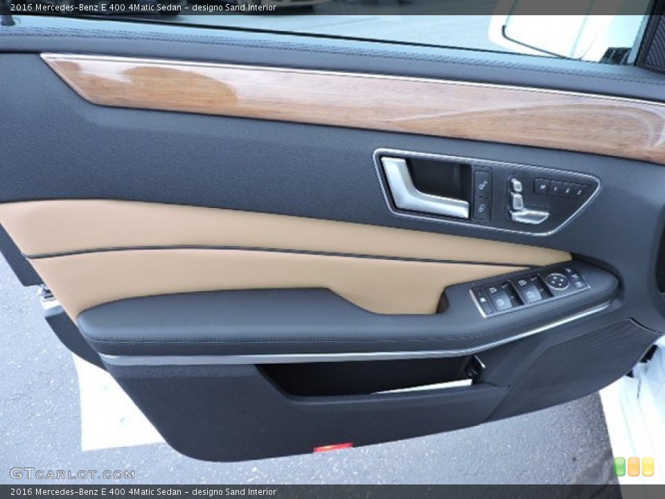 designo Sand Interior Door Panel for the 2016 Mercedes-Benz E 400 4Matic Sedan #103467603