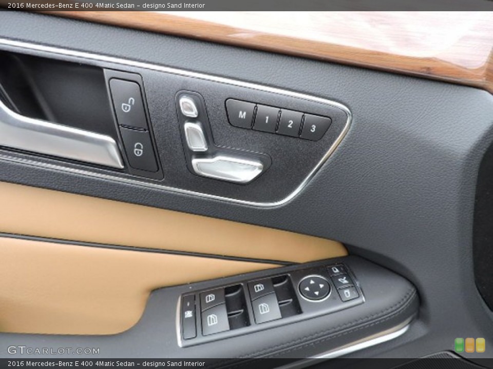 designo Sand Interior Controls for the 2016 Mercedes-Benz E 400 4Matic Sedan #103467624