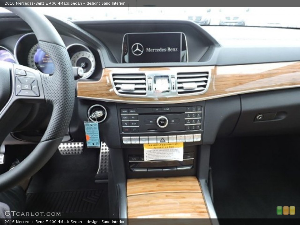 designo Sand Interior Dashboard for the 2016 Mercedes-Benz E 400 4Matic Sedan #103467687
