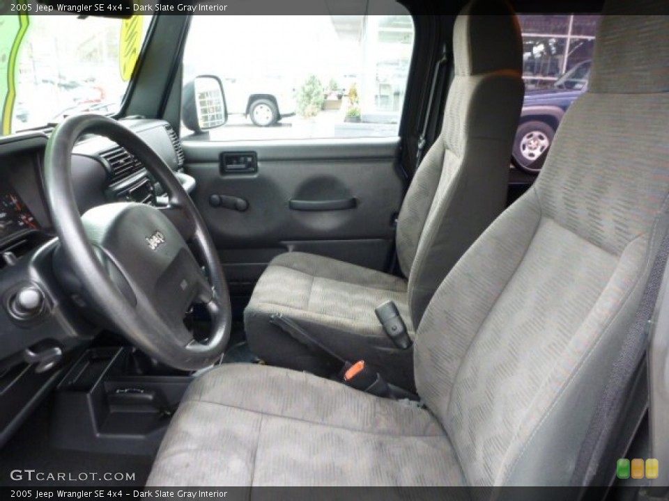 Dark Slate Gray Interior Photo for the 2005 Jeep Wrangler SE 4x4 #103480403