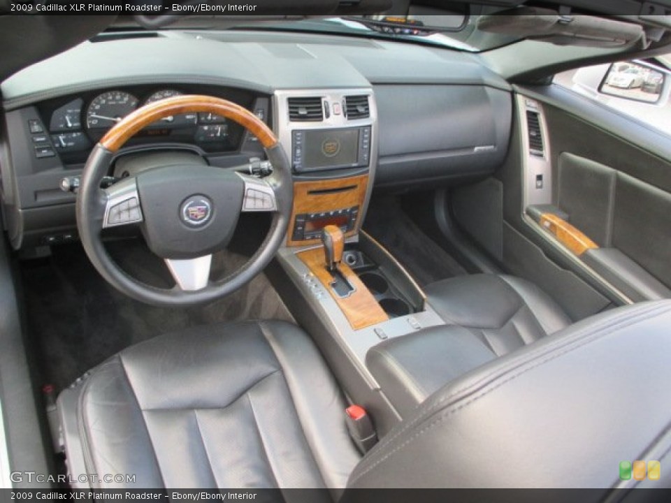 Ebony/Ebony Interior Prime Interior for the 2009 Cadillac XLR Platinum Roadster #103490141
