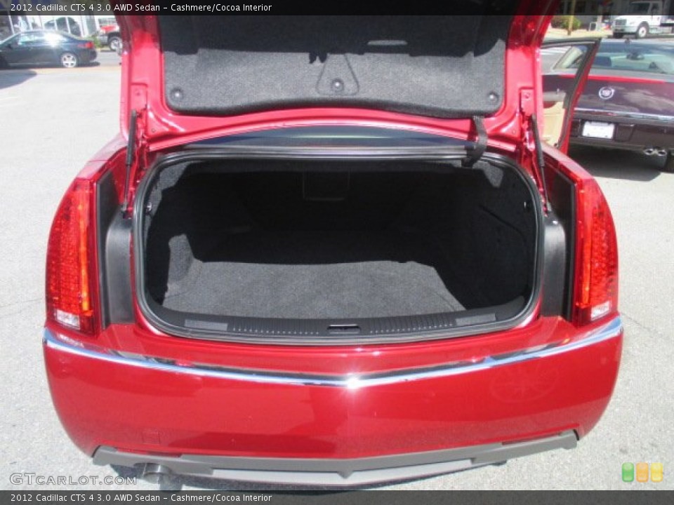 Cashmere/Cocoa Interior Trunk for the 2012 Cadillac CTS 4 3.0 AWD Sedan #103492145