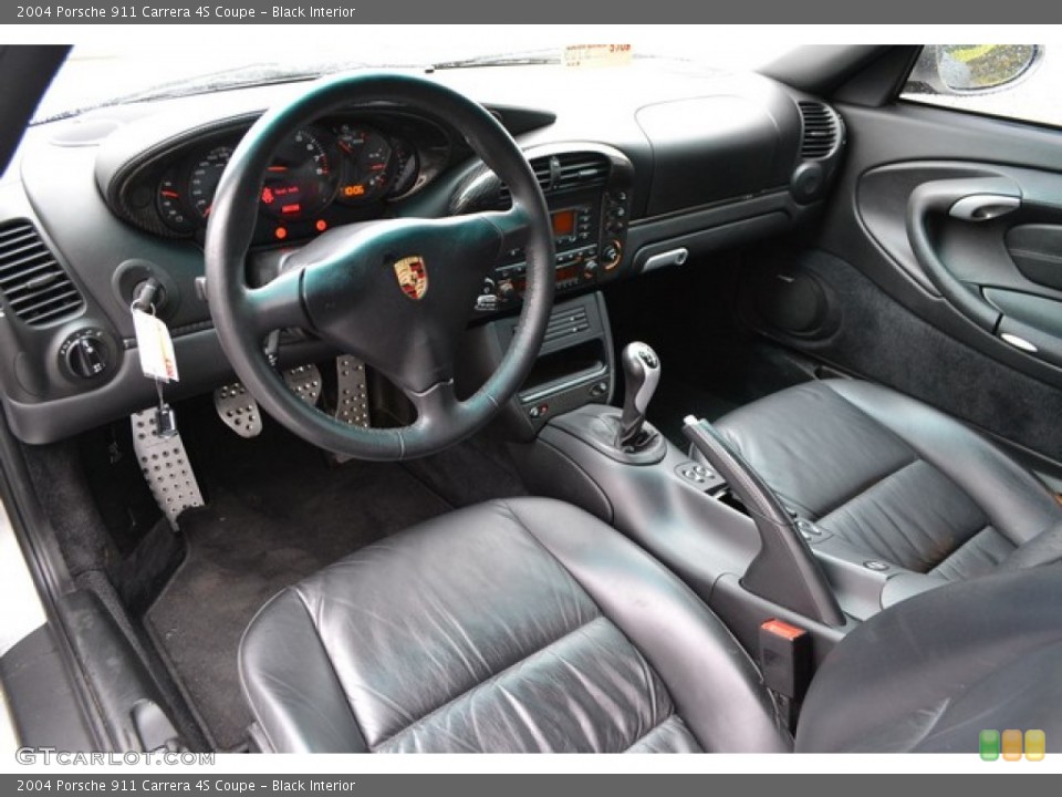 Black Interior Photo for the 2004 Porsche 911 Carrera 4S Coupe #103496549