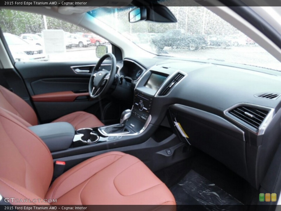 Cognac Interior Photo for the 2015 Ford Edge Titanium AWD #103502588
