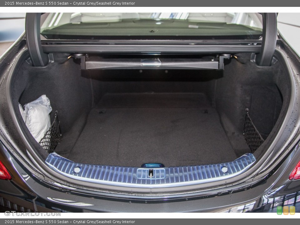 Crystal Grey/Seashell Grey Interior Trunk for the 2015 Mercedes-Benz S 550 Sedan #103503123