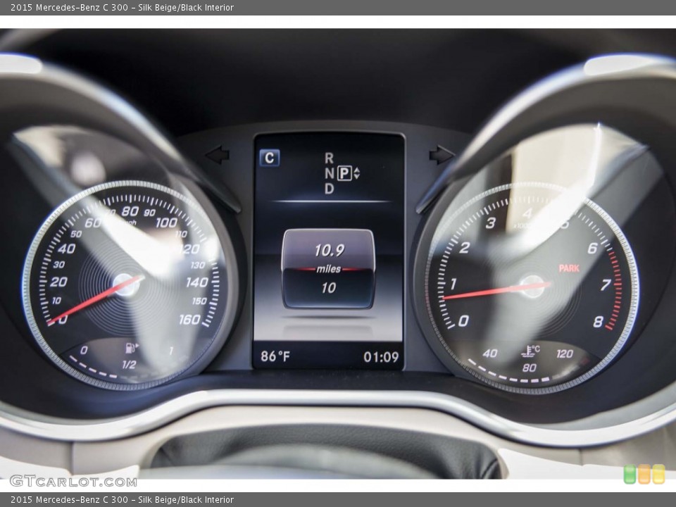 Silk Beige/Black Interior Gauges for the 2015 Mercedes-Benz C 300 #103506644