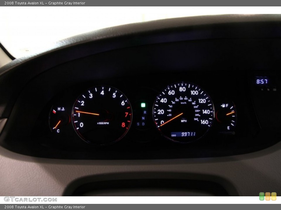 Graphite Gray Interior Gauges for the 2008 Toyota Avalon XL #103506890