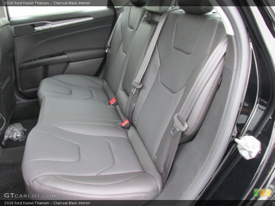 Charcoal Black Interior Rear Seat for the 2016 Ford Fusion Titanium #103515563