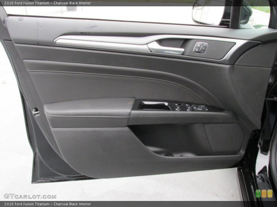 Charcoal Black Interior Door Panel for the 2016 Ford Fusion Titanium #103515572