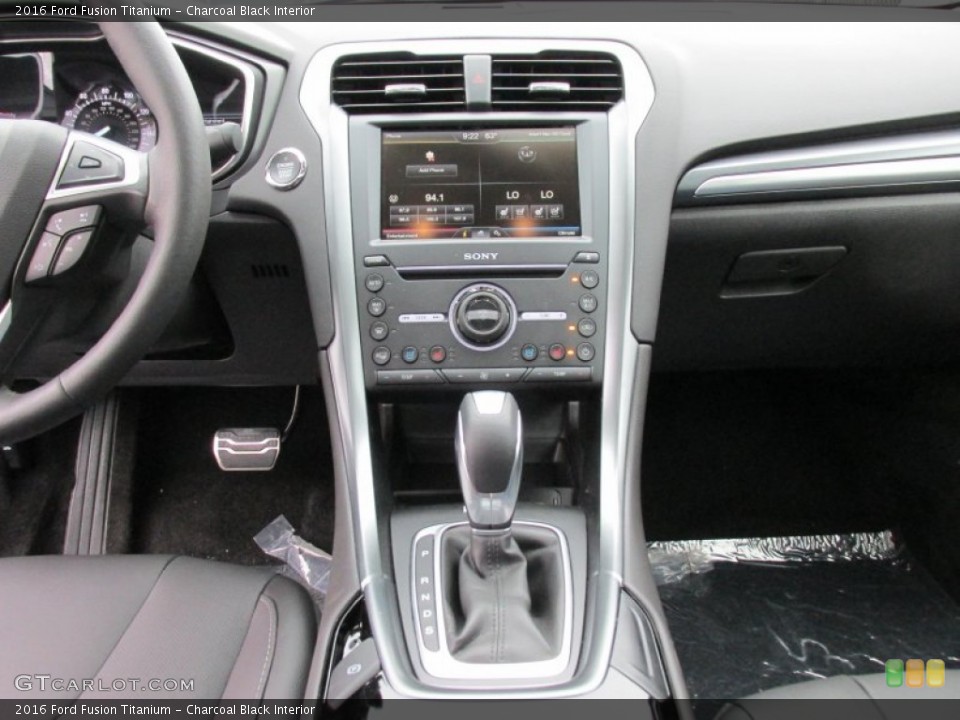 Charcoal Black Interior Controls for the 2016 Ford Fusion Titanium #103515626