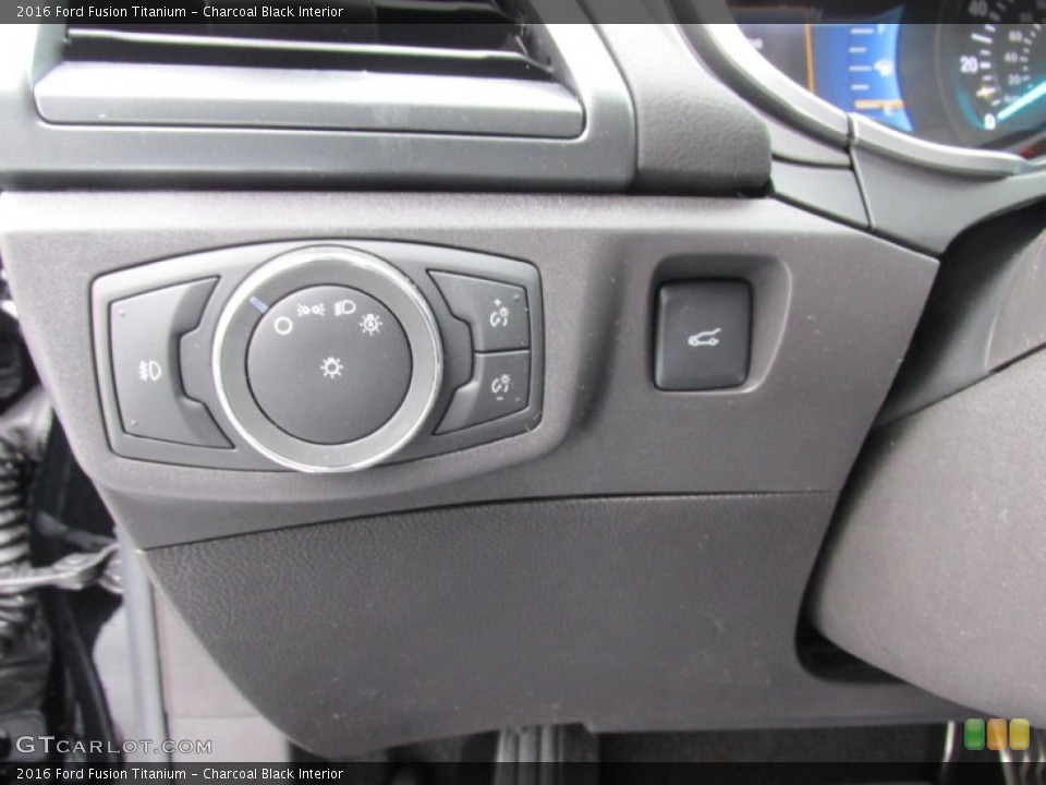 Charcoal Black Interior Controls for the 2016 Ford Fusion Titanium #103515692