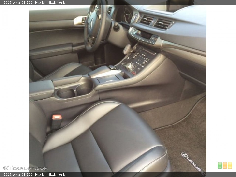 Black Interior Photo for the 2015 Lexus CT 200h Hybrid #103520604