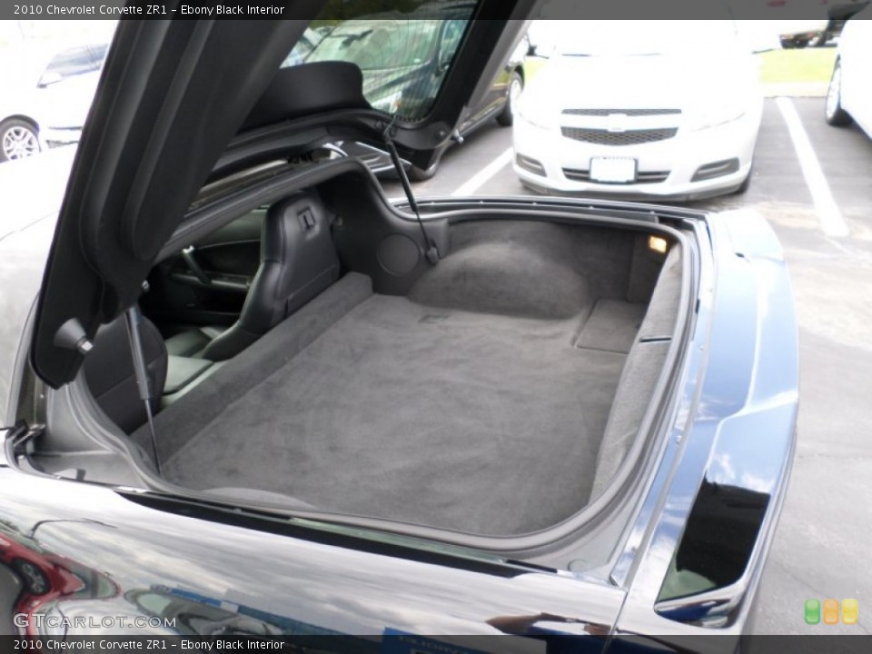 Ebony Black Interior Trunk for the 2010 Chevrolet Corvette ZR1 #103523729