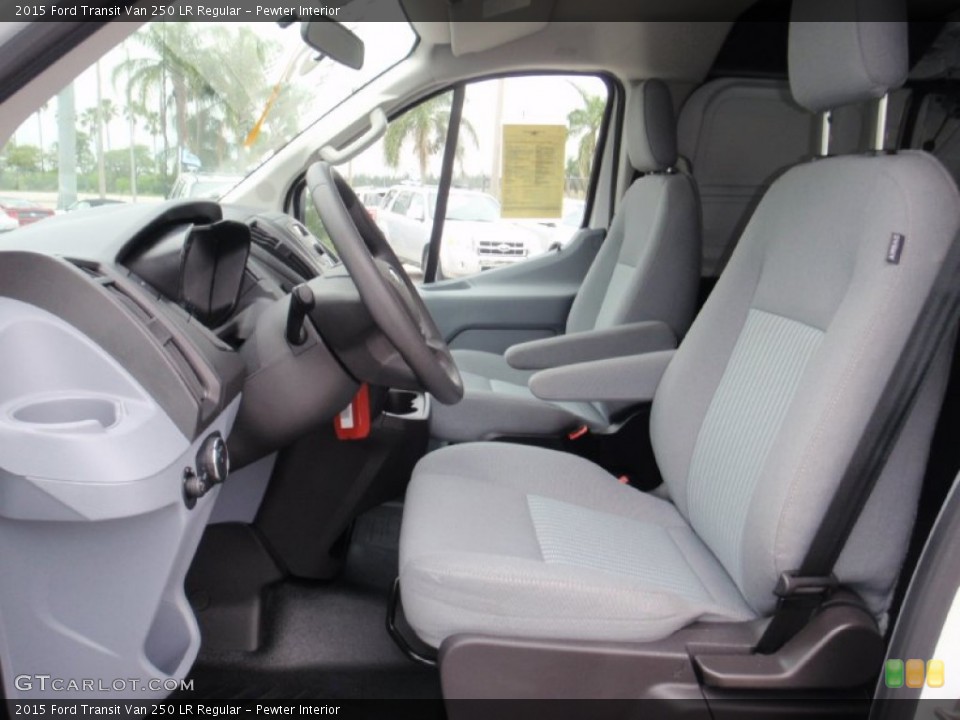 Pewter Interior Front Seat for the 2015 Ford Transit Van 250 LR Regular #103524014