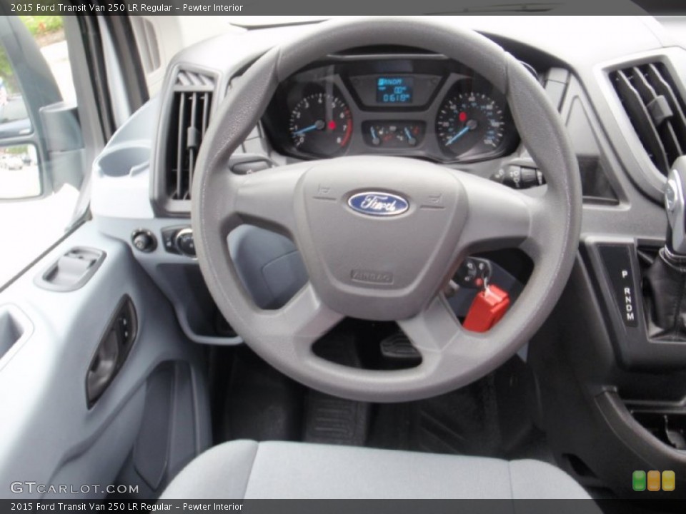 Pewter Interior Steering Wheel for the 2015 Ford Transit Van 250 LR Regular #103524140