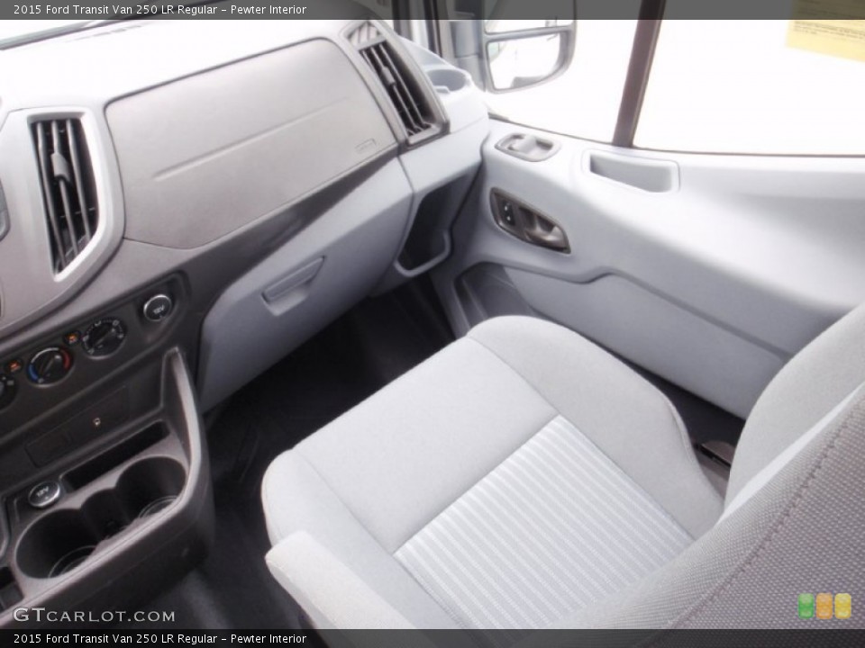 Pewter Interior Front Seat for the 2015 Ford Transit Van 250 LR Regular #103524188